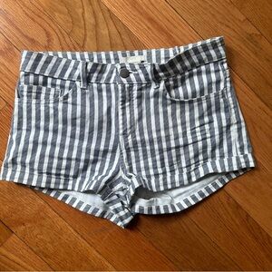 BLUE STRIPED SHORTS